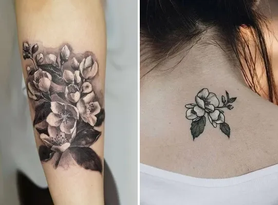 floral tattoos