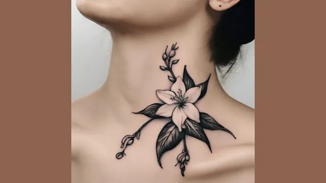 chameli flower tattoos