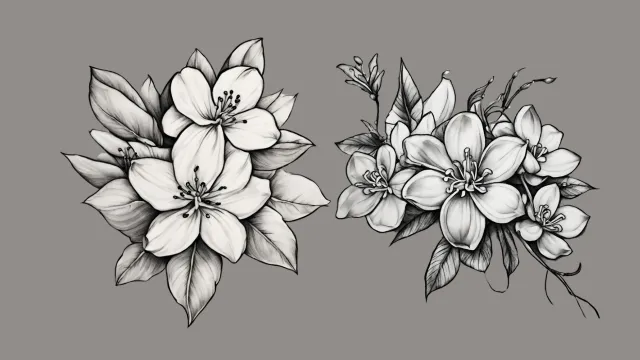 jasmine tattoos sketches