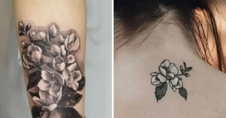 Jasmine flower tattoos