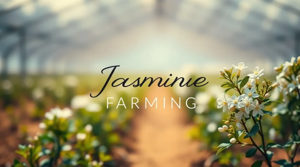 jasmine farming