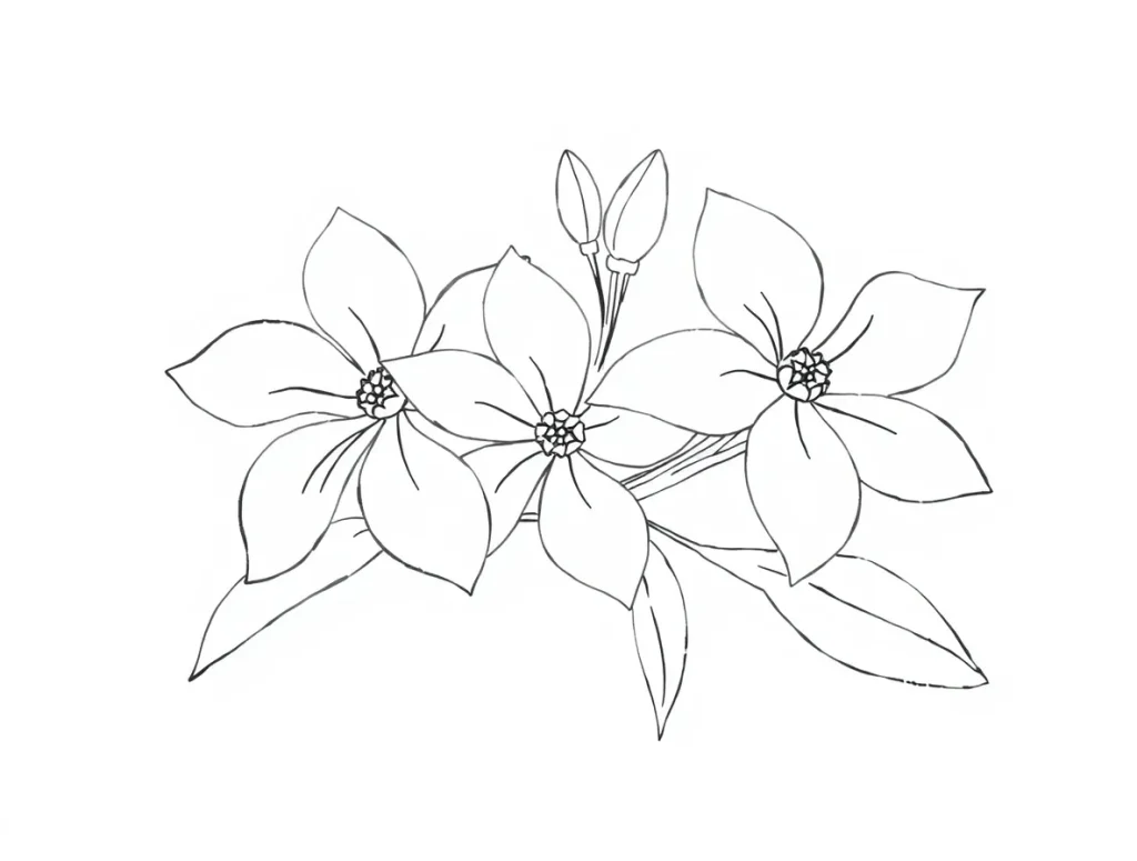 jasmine coloring pages