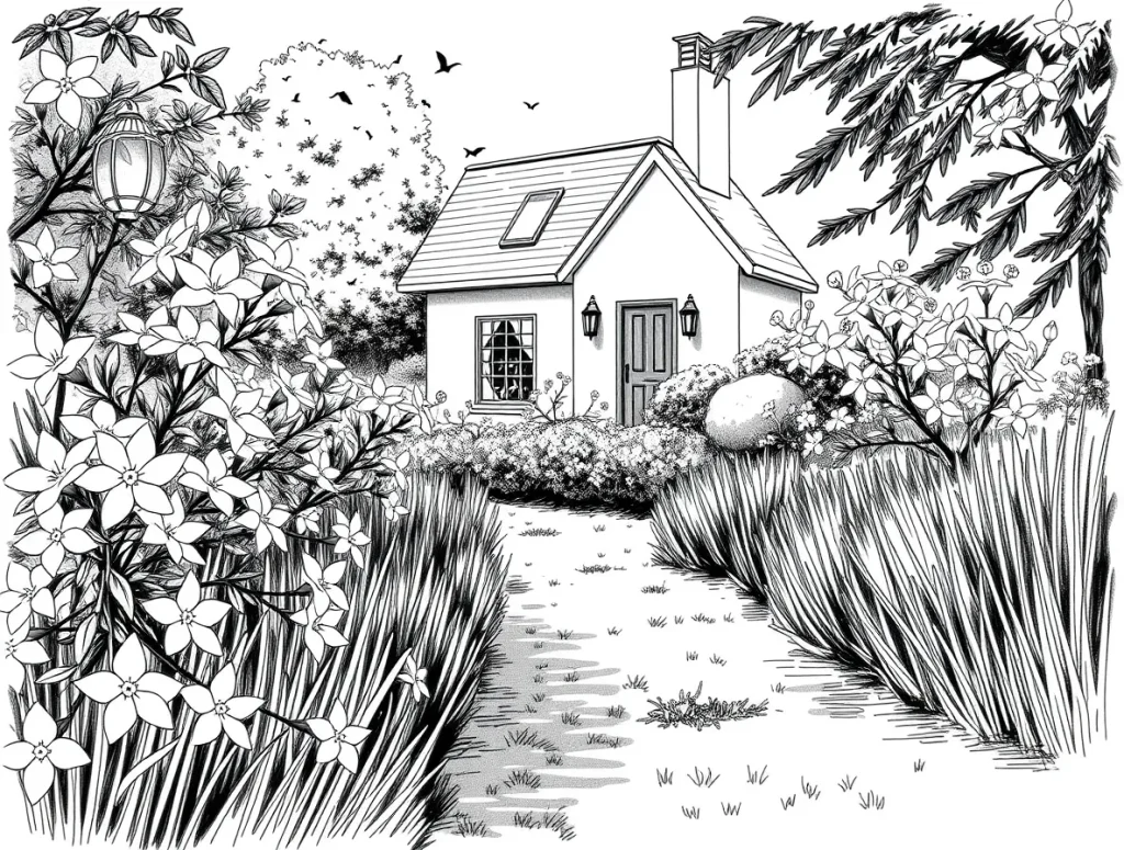 jasmine coloring pages