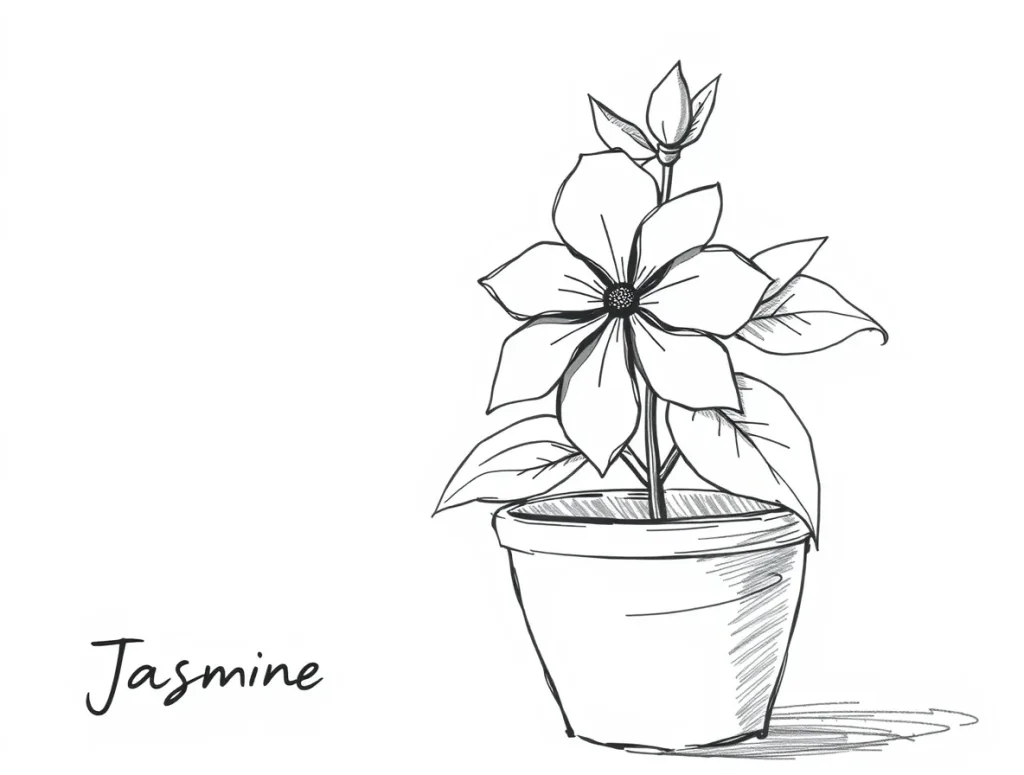 jasmine coloring pages