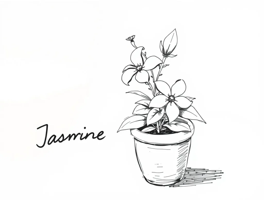 jasmine coloring pages