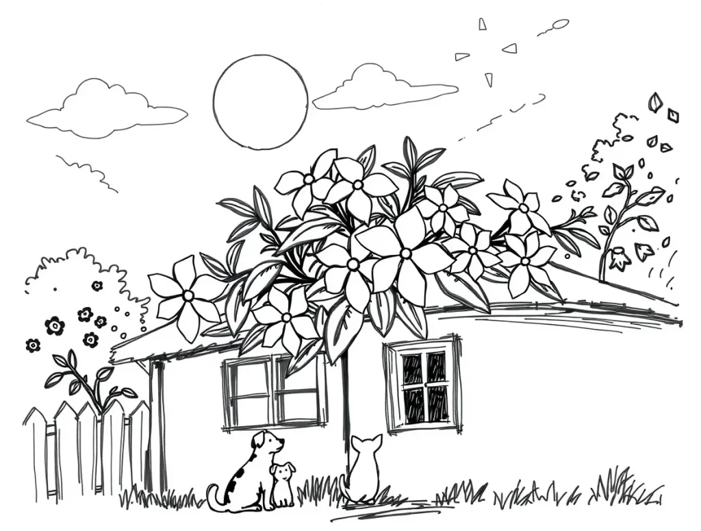 jasmine coloring pages